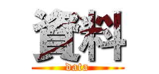 資料 (data)