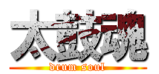 太鼓魂 (drum soul)