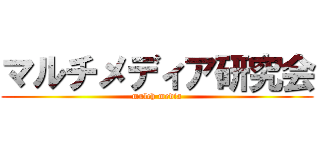 マルチメディア研究会 (mulch media)