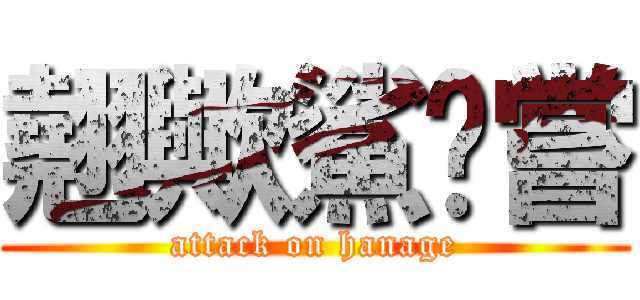 翹歟鯊愞嘗 (attack on hanage)