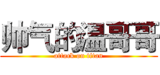 帅气的温哥哥 (attack on titan)