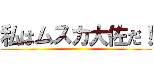 私はムスカ大佐だ！ ()