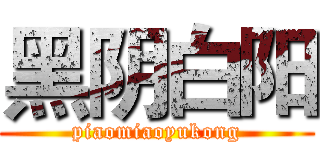 黑阴白阳 (piaomiaoyukong)