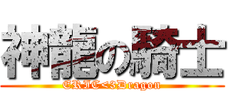 神龍の騎士 (ERIC<3Dragon)