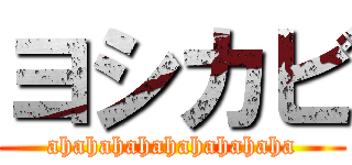ヨシカビ (ahahahahahahahahaha)