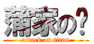 蒲家の奀 (attack on titan)