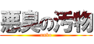 悪臭の汚物 (unko)