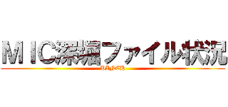 ＭＩＣ深堀ファイル状況 (PINCH)