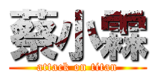 蔡小霖 (attack on titan)