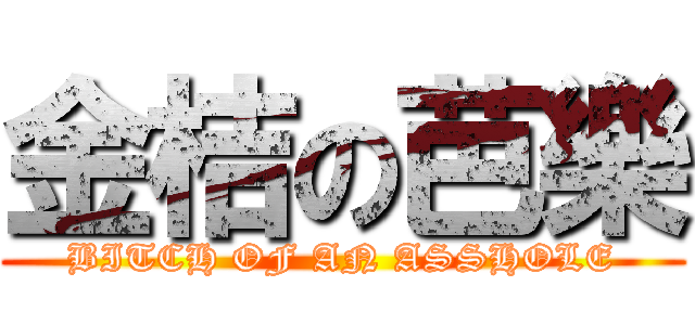 金桔の芭樂 (BITCH OF AN ASSHOLE)