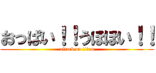 おっぱい！！うほほい！！ (attack on titan)