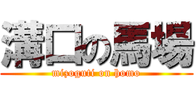 溝口の馬場 (mizoguti on homo)