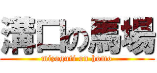 溝口の馬場 (mizoguti on homo)