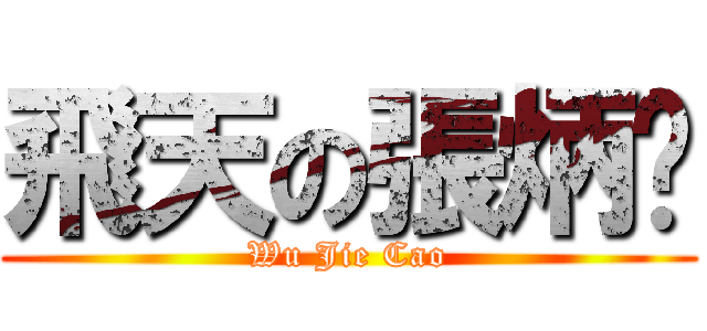 飛天の張炳醬 (Wu Jie Cao)