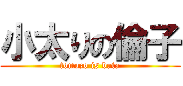 小太りの倫子 (tomozo is buta)