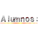 Ａｌｕｍｎｏｓ： ()