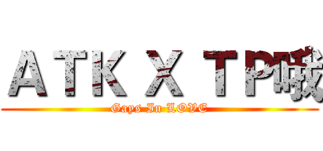 ＡＴＫ Ｘ ＴＰ哦 (Gays In LOVE)