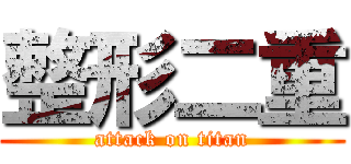 整形二重 (attack on titan)