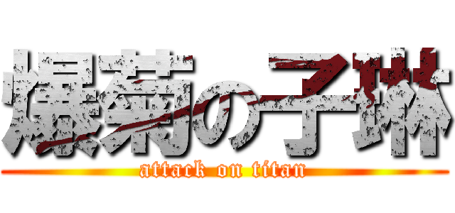 爆菊の子琳 (attack on titan)