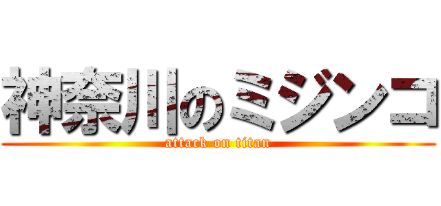 神奈川のミジンコ (attack on titan)