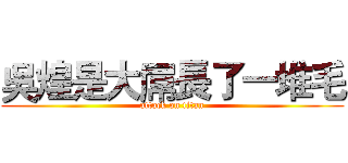 吳煌是大屌長了一堆毛 (attack on titan)