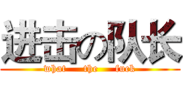 进击の队长 (what     the     fuck)