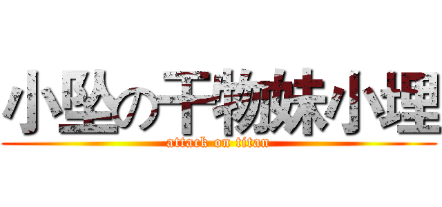 小坠の干物妹小埋 (attack on titan)