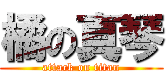 橘の真琴 (attack on titan)