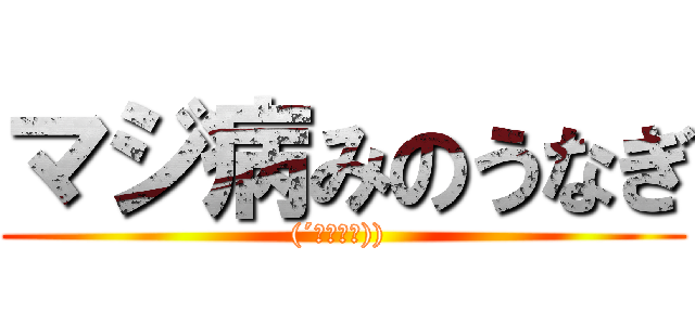 マジ病みのうなぎ ((´・ω・｀)) )