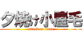 夕焼け小屋毛 (attack on titan)