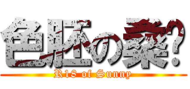 色胚の桑妮 (R18 of Sunny)