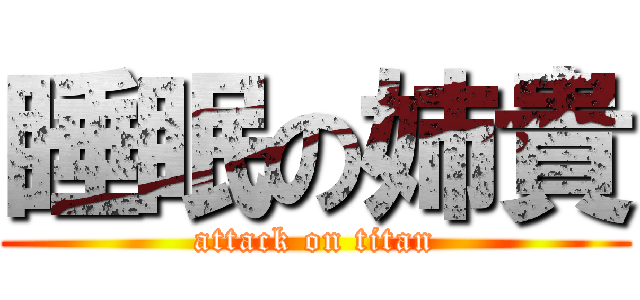 睡眠の姉貴 (attack on titan)