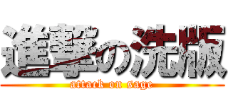 進撃の洗版 (attack on sage)