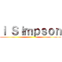 ｌ Ｓｉｍｐｓｏｎ ()