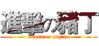 進擊の豬丁 (attack on pigtin)