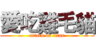 愛吃雞毛貓 (attack on titan)