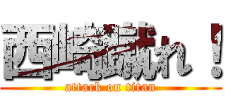 西崎蹴れ！ (attack on titan)