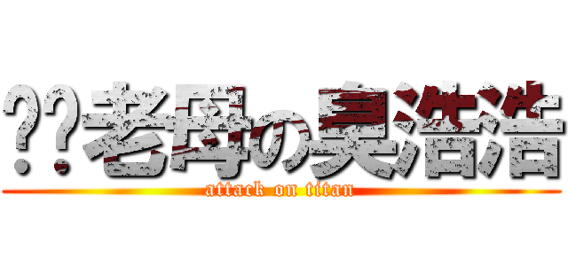 屌你老母の臭浩浩 (attack on titan)