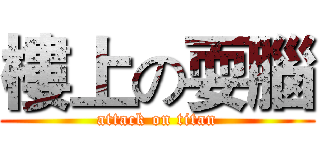樓上の耍腦 (attack on titan)