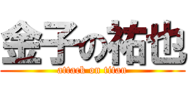 金子の祐也 (attack on titan)