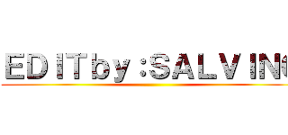ＥＤＩＴｂｙ：ＳＡＬＶＩＮＯ ()