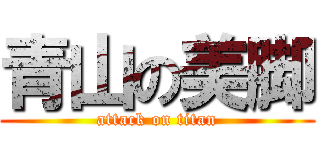 青山の美脚 (attack on titan)