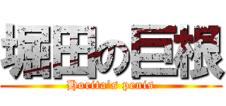 堀田の巨根 (Horita’s penis)