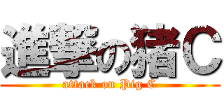 進撃の猪Ｃ (attack on Pig C)