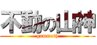 不動の山神 (gammoth)