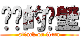 喵呜的绝壁 (attack on titan)