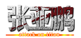 张亚鹏 (attack on titan)