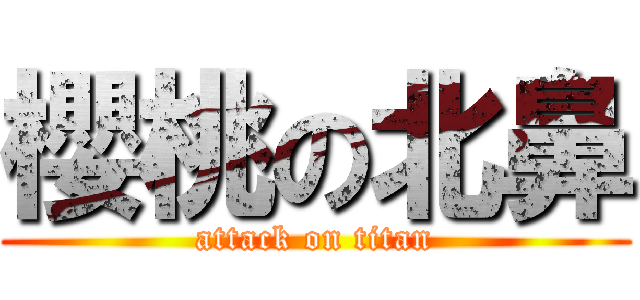 櫻桃の北鼻 (attack on titan)