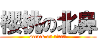 櫻桃の北鼻 (attack on titan)