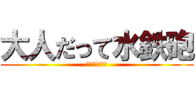 大人だって水鉄砲 (勤労青少年の日)